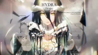 fragmenTABs #34 " HYDRA " TV-size  [ オーバーロード 2 ]  arrange TAB ( ソロギター , タブ譜 )