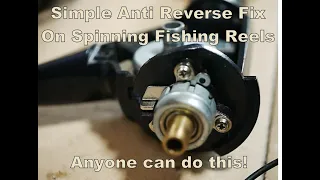 Fix Your Fishing Reel Anti Reverse Clutch With This Simple Fix!