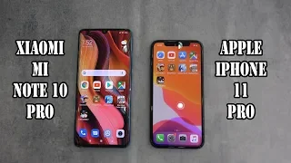 Xiaomi MI Note 10 Pro vs iPhone 11 Pro | SpeedTest and Camera comparison