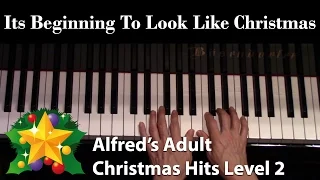 It's Beginning to Look Like Christmas (Intermediate Piano Solo)