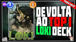 VOLTOU PRO SEU LUGAR DE DIREITO - LOKI DECK - MARVEL SNAP