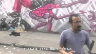 Street Art of Bogota (with russian subtitles).  Part 2