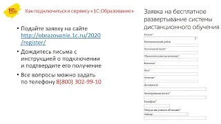 Как организовать дистанционное обучение в колледже на платформе «1С:Образование»