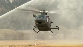 Bundesheer: Die neuen Leonardo AW169 "Lion" Hubschrauber in Aigen