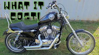 Sportster 72 mods - What it cost