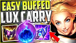 RIOT TURNED LUX INTO A LEGIT CARRY👌 (20% More R DMG/10% More E Damage) - League of Legends