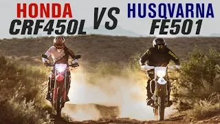 2019 Honda CRF450L vs Husqvarna FE501