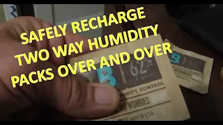 Reusing Boveda 2 WAY Humidity Packs   Terpene Shield Recharge