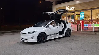 tesla model x p100d Russia demo mode