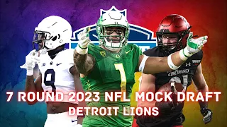 7 Round 2023 NFL Mock Draft | Detroit Lions