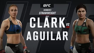 UFC 2 ● UFC WOME'S STRAWWEIGHT ● MMA GIRLS FIGHTERS ● HEATHER JO CLARK VS JESSICA AGUILAR