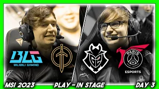 THE FLUFFERS (MSI 2023 CoStreams | Play-In Stage | Day 3: BLG vs GG — G2 vs PSG)