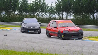 PEUGEOT 205 GTI6 Race Car vs 206 RC - Trackday Braga Vasco Sameiro - 19.6.2022