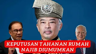 ANWAR AKHIRNYA TAMPIL BERI KEPUTUSAN TENTANG TAHANAN RUMAH NAJIB RAZAK