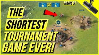 Age of Empires 4 - The Shortest Game EVER [4:20]
