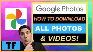 GOOGLE PHOTOS - How To Download ALL Photos & Videos! [2022] - (Backup Images To Your PC Computer)