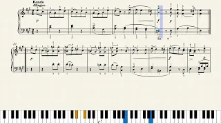 모짜르트 비엔나 소나티네 2번 4악장 | Mozart Viennese Sonatina No.2 IV.Rondo Allegro, K.439b