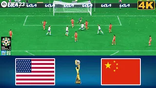 FIFA 23 - USA vs CHINA - FIFA Women's World Cup 2023 Final - Full Match | Gameplay PC