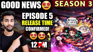 Demon Slayer Season 3 Episode 5 Release Time | Demon Slayer Season 3 E5 India Release Time | Netflix