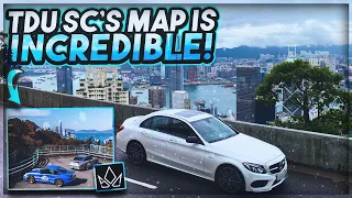 Exploring TDU SC's Hong Kong Island Map IRL! INSANE Street Racing & Car Culture!