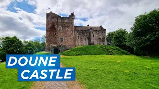 Inside DOUNE CASTLE - Filming Location for OUTLANDER & GAME OF THRONES - Walking Tour | 4K | 60FPS