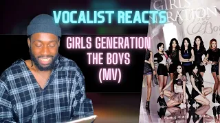 British Vocalist Reacts to GIRLS Generation - The Boys (MV)