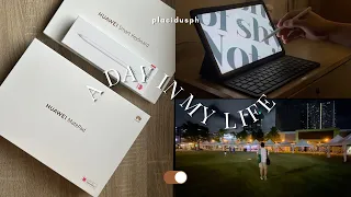 a day in my life 🍒 HUAWEI Matepad 11 2023 unboxing | catching up with my bestfriend