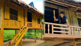 How it was made Making a wooden house Time lapse finally completed the beautiful Wooden house
