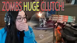 Kyedae Reacts to Zombs INSANE CLUTCH! Valorant Best Plays and Funny Moments! #261