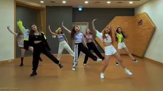 [mirrored] PURPLE KISS - ''돼지 목에 진주 목걸이(Cast pearls before swine)' dance practice