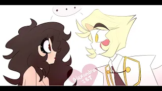 [ Hazbin Hotel ] 💙 Samael and Eva 💙 [Comic]