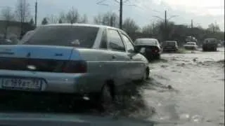 Потоп после дождя Ульяновск