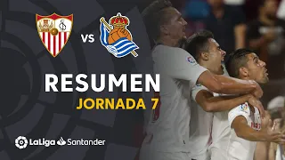 Highlights Sevilla FC vs Real Sociedad (3-2)