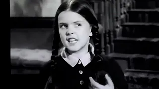 ...Let yourself go!" Young WEDNESDAY AADAMs teaches Lurch to dance:)