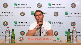 Rafael Nadal Press conference / R2 RG'20