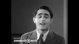 Al Bowlly - The Very Thought Of You (clean sound) includes footage of Al singing