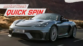 2024 Porsche 718 Spyder RS | MotorWeek Quick Spin