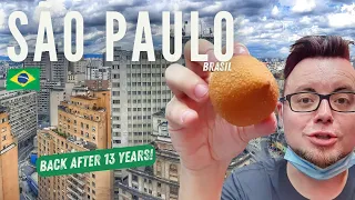 🇧🇷 DAY ONE in SÃO PAULO (INSANE Brazilian MEGACITY!) | BRITISH Guy Travels BRAZIL | Coxinha & MORE!