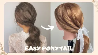 出鏡率超高的馬尾造型 ＋ 新娘盤髮髮型！Easy Ponytails！Cute Hairstyles!Low Bun No.44