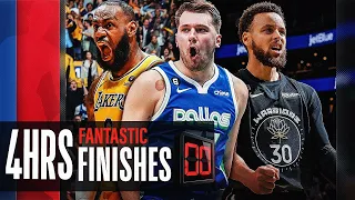 4 HOURS of the NBA's WILDEST ENDINGS of the 2022-23 Season 🔥👀 | #BestOfNBA