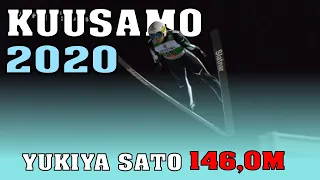 Skispringen Kuusamo: Yukiya Sato erzielt mit 146,0m die Bestweite des Tages