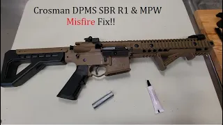 Crosman DPMS SBR R1 MPW *** MISFIRE FIX ***