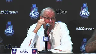 Syracuse Postgame Press Conference | ACC 2nd Round