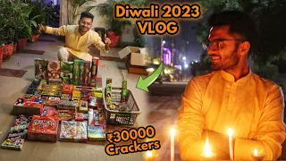 Diwali 2023 Celebration VLOG With Family***30,000 Ke Patake*** [Part-2] Biggest Diwali Stash Testing