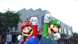 Mario and Luigi rides The Funtastic World of Hanna Barbera