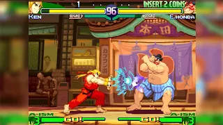 STREET FIGHTER ALPHA 3 - Ken vs E Honda