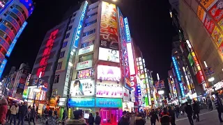 Night City Cycling Tour Shibuya To Shinjuku | Bike Ride POV - 4K 50fps