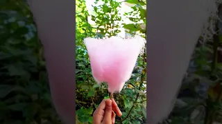 How to Make Cotton Candy - Street Style Candy Floss - Bachpan ka Pyaar Bhul Nahi Jana Re😋😋 #Short#YT