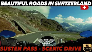 Susten Pass Switzerland 🇨🇭- Scenic Drive - 5K