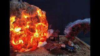 Bomb Explosion Diorama